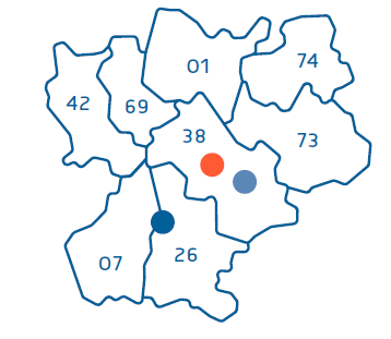 Carte des agences AD Santé